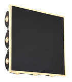 Globo Saidy LED Wandleuchte 12W Warmweiß Schwarz Matt, Metall 22cm 78408-12