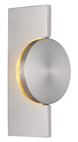 Globo LED Wandleuchte Jasper 3W warmweiss Nickel matt Metall Aluminium 20x10cm
