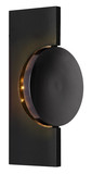 Globo LED Wandleuchte Jasper 3W warmweiss Schwarz-chrom matt Metall Aluminium 20x10cm