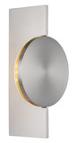 Globo LED Wandleuchte Jasper 3W warmweiss Nickel matt Metall Aluminium 28x15cm