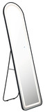 Globo LED Spiegelleuchte Claud 16W dimmbar CCT warm-/neutral-/tageslichtweiss Schwarz matt Metall Spiegel 160x50cm