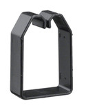 Hager B600403 Klammer aus PVC zu Verdrahtungskanal BA6 60x40mm schwarz