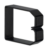 Hager B800603 Klammer aus PVC zu Verdrahtungskanal BA6 80x60mm schwarz
