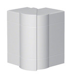 Hager BR651303H9016 Außeneck einstellbar zu BR/H/N/A/S 68x130mm Oberteil 80mm hfr verkehrsweiß