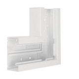 Hager BR6513059016 Flachwinkel aus Grundprofil zu BR 68x130mm Oberteil 80mm in verkehrsweiß