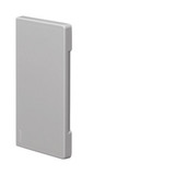 Hager BR6513067035 Endstück schnittkaschierend zu BR/H/N/A 68x130mm Oberteil 80mm hfr in lichtgrau