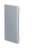 Hager BR651306LAN Endstück schnittkaschierend zu BR/H/N/A 68x130mm Oberteil 80mm hfr lackiert alu