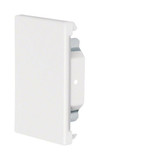 Hager BRS6510069016 Endstück schnittkaschierend zu BRS 68x100mm Oberteil 80mm Stahlblech vweiß