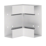 Hager BRS6517049016 Inneneck aus Grundprofil zu BRS 68x170mm Oberteil 80mm Stahlblech verkehrsweiß