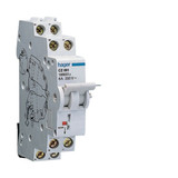 Hager CZ001 Signalkontakt für Fehlerstromschutzschalter< 125A 2 Schließer  2 Öffner 6A 240V