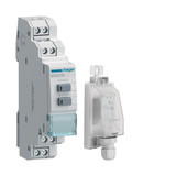 Hager EGK100 Digitale Multifunktions-Zeitschaltuhr mit Bluetooth, 1-Kanal inkl. Aufbaufühler