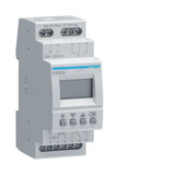 Hager EGN200 Digitale Multifunktions-Zeitschaltuhr mit Bluetooth, 2-Kanal