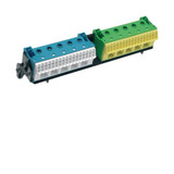 Hager FZ383 Träger, univers Z, mit 2 x 22 PE/N-Klemmen in Quick-Connect Technik, waagerecht