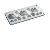 Hager FZ425 Leitungseinführung,univers,für plombierten Bereich, zum Ausschneiden, IP44/54