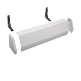 Hager FZ443 Kabelrangierkanal, 3-feldig, Wandmontage, H x B x T195 x 800 x 155mm, RAL9010