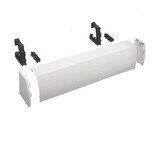 Hager FZ443N Kabelrangierkanal, 3-feldig, aufsteckbar, H x B x T176 x 800 x 135mm, RAL9010,