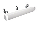 Hager FZ445N Kabelrangierkanal, 5-feldig, aufsteckbar, H x B x T176 x 1300 x 135mm, RAL9010