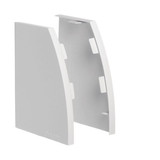 Hager FZ44N Endplatten-Set, rechts/links, für Kabelrangierkanal FZ441N-FZ445N, QS-System