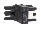 Hager G4773 H-Verteiler 1xStecker 2xBuchse 3-polig Wago Stecksystem