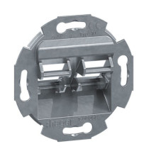 Hager GMDM102 Montagerahmen 2-fach für GZDM2module RJ45 Typ 10 zu Zentralscheibe 55 GZDM2