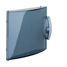 Hager GP104T Tür, Miniverteiler 4 Platzeinheiten, transparent