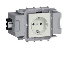 Hager GS10019016 Steckdose 1-fach Wago Winsta Frontrastend verkehrsweiß