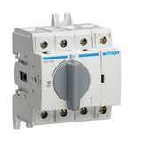 Hager HAC408 Lasttrennschalter 4polig 80A für Hutschiene oder Montageplatte