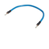 Hager K67A Kabelbrücke NYAF 10 mm², Länge: 250mm, Stift / Stift , Farbe: Blau