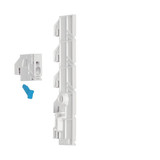 Hager K96ESA1 Einspeiseadapter, univ.Z, 1-25mm², m. Klemme 1polig, für SaS 12x5mm, erweiterbar