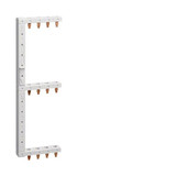 Hager KCF668L Phasenschiene 3polig  N, 3-reihig 125mm, links, vertikal
