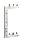 Hager KCL363L Phasenschiene 3polig, 2-reihig 125mm, links, vertikal