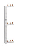 Hager KCL368L Phasenschiene 3polig, 3-reihig 125mm, links, vertikal