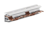 Hager KDN363M Phasenschiene 3 polig mit Gabelanschluss 10mm² 63A 6 Module