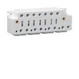 Hager KJ31S Zählersteckklemme, universZ, Drehstrom 100 A, mit Abdeckung