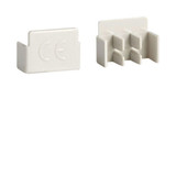 Hager KZ023A Endkappen, 3-polig, Satz  10 Stück