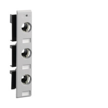 Hager L063L1 Reitersicherungsunterteil D02 E18 63A 3polig 60mm Sammelschiene Anschlussklemme