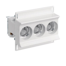 Hager LD02K63-3KS Keramiksockel D02 E18 63A 3polig Hutschiene SchraubSchelle Abdeckung