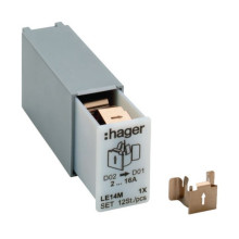 Hager LE14M Haltefeder für L7xM, Reduzierung der Sicherung von D02 zu D01, Set12 Stück