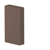 Hager LFF2003568014 Endstück schnittkaschierend halogenfrei zu LF/LFF 20x33mm braun