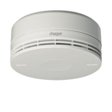 Hager RFM100D BEKA EN54-7 Funk-Rauchmelder mit Sirene, weiss