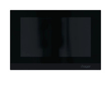 Hager RTQ601X Innenstation video, IP über 2-Draht, Freisprechen, intercom view, sw