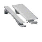 Hager S30N Abdeckclip Satz,10x18mm/2x9mm,RAL9010,zum Verschließen der Geräteschlitze