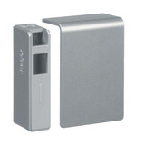 Hager SL200556D1 Endstück schnittkaschierend halogenfrei zu SL 20x55mm Dekor Aluminium