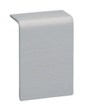 Hager SL200557D1 Schnittkaschierung halogenfrei zu Sockelleistenkanal SL 20x55mm Dekor Aluminium