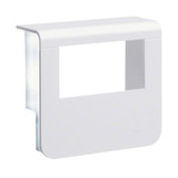 Hager SL200559329016 Geräteträger-Oberteil mit seitlichen Spiegelflächen SL 20x55mm verkehrsweiß