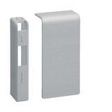 Hager SL200806D1 Endstück schnittkaschierend halogenfrei zu SL 20x80mm Dekor Aluminium