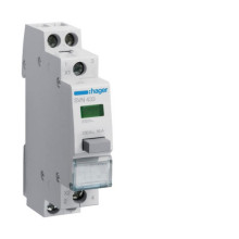 Hager SVN433 Druckschalter 16A 2 Schließer 230V AC mit Leuchtmelder grün 1PLE