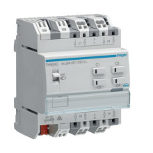 Hager TXA624C Rollladen-/Jalousieaktor 4-fach KNX easy, 230V
