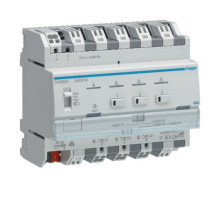 Hager TXA663A Universal-Dimmaktor 3-fach KNX easy, 3x300W, ESL/LED