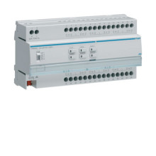 Hager TXM632C Rollladen-/Jalousieaktor 12-fach KNX easy, 230V